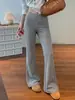 Calças Femininas Micro Flare para Primavera e Outono 2026 Novo Estilo Cintura Larga Emagrecedoras Casuais Esportivas para Mulheres Baixas Fitness Calças de Yoga