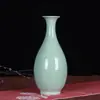 Jarrón de cerámica con adornos de jade esmaltado de colores, botella de primavera, moderno, simple, creativo, hecho a mano, decoraciones de cerámica, lote mixto