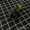 Rosa Oscuro Negro Simulación Flor de Seda Falsa Rama Única Personalidad Gótica Punk Decoración Paquete Anime Boda Lori Morado Profundo