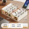 Caja Organizadora de Cables de Datos con Compartimentos Multifuncionales Caja de Gestión de Cables para Escritorio del Hogar Caja Organizadora para Cabezales de Cargador, Cables de Auriculares y Cables de Alimentación