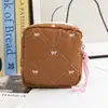 Bolsa para Toallas Sanitarias Acolchada con Lazo Bolsa Multifuncional para Guardar Labiales Gran Capacidad Bolsa de Tocador de Viaje para Maquillaje
