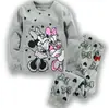 Ropa Nueva de Manga Larga para Niñas y Bebés Oruga Colorida de Dibujos Animados Conjunto de Ropa para el Hogar Pijama K240