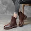Botas para Mujer Estilo Británico Botines 2025 Invierno Estilo K Forradas de Borrego Engrosadas Versátiles Suela Gruesa Botas de Jinete Ins