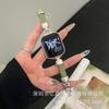 Pulseira de Relógio Trançada de Couro de Vaca com Detalhe de Metal Adequada para Apple 78910 Huawei Gt5 Fit4 Xiaomi 10