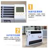 Ventilador de Calefacción Doméstico, Ventilador de Aire Caliente de Temperatura Constante, Aire Acondicionado Eléctrico de Pared para Sala de Estar y Dormitorio, Calefacción Eléctrica