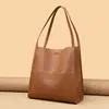 Estilo Caliente Transfronterizo Alta Calidad Lujo Bolso de Hombro Fabricante Personalizado Bolso Tote Simple Bolso de Dama Bolso de Gran Capacidad Bolso de Mujer