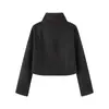 Fabricante mayorista de ropa para mujer transfronteriza 2026 Moda europea y americana casual chaqueta ajustada de manga larga con botones decorativos de doble botonadura