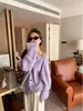 Conjunto Estilo Coreano com Vibe Relaxada, Casaco Suéter Duas Formas Ombro a Ombro para Mulheres, Novo Estilo Primavera e Outono 2026, Top Super Estiloso