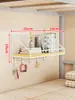 Estante de almacenamiento para pared para dormitorio, no requiere taladro, estante multifuncional para pared para literas
