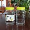 Botella de miel plástico 2kg 1kg 1000g grueso transparente pepinillos almacenamiento de alimentos tanque sellado cuadrado círculo