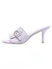 Nuevas Sandalias de Tacón Alto Estilo Europeo y Americano para Mujer de Verano, Material de Microfibra, Versátiles y Adelgazantes, Estilo Caliente Transfronterizo Venta al por Mayor 58