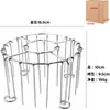 Grelha para churrasco de air fryer, rack vertical para espetinhos de aço inoxidável 304, rack desidratador, suporte para churrasco, rack para torrar pão
