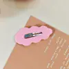 Grampo de Cabelo Nuvem Colorido para Crianças, Presilha Lateral Fofa DIY Acessório de Cabelo Presilha BB para Franja, Ornamento de Cabelo para Menina