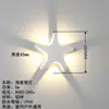 Lámpara de pared exterior minimalista moderna nórdica, luz de ambiente impermeable para balcón exterior, aplique de pared de trébol de cuatro hojas para pasillo, aluminio impermeable y duradero