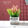 Planta Verde de Simulación Sentimientos de Alta Calidad Plantas en Maceta Flor de Simulación Bonsái Adornos Decorativos para Sala de Estar Comedor Plantas Falsas para Fotografía