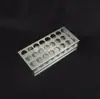 Estante para tubos de ensayo de acero inoxidable estante para tubos de centrífuga apertura 13 14 16 17 19 21 23 25 27 30 32 mm