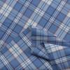 Tela de sarga teñida con hilo de poliéster Jilan, con cuadros azules, para falda plisada de uniforme JK, para vestido y lunares