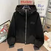Sudadera con capucha de peso pesado de marca moderna americana para hombre en otoño e invierno, estilo nuevo, gamuza, holgada, casual, sudadera con capucha, moderna