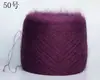Mohair Angorá Mohair Cachecol Suave Liso Chapéu Fio Linha Fio Fino Tricô à Mão