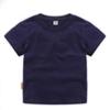 Camiseta Casual Unisex de Manga Corta de Color Sólido para Niños Verano 2026 100% Algodón Puro en Stock Venta al por Mayor