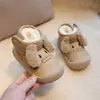 Botas de Nieve para Bebé Invierno Forradas de Felpa Cálidas Botines Cortos para Niños Zapatos de Algodón Zapatos para Bebé Niña Suela Suave Zapatos para Niños Pequeños Niños