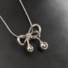 Collar de lazo irregular de plata esterlina s925 para mujer, diseño de nicho de lujo ligero, sentido ins, cierre de seguridad, collar de cadena de hueso de serpiente al por mayor