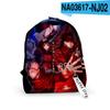 Bolsa Transfronteriza 3D Anime ZHOUSHUHUIZHAN Mochila Mochila Hombres y Mujeres Vida Moda Bolsa Escolar Acrílico