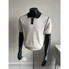 Camisa Polo Tejido Camiseta de Manga Corta para Hombre Cuello Camisero Polo con Líneas Tridimensionales Estilo Old Money Verano Fábrica Transfronteriza Venta al por Mayor