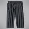 Fabricante Original Calças Cropped de Seda de Gelo Masculinas Verão 2024 Finas Soltas Casuais Esportivas Calças de Secagem Rápida Shorts