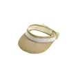 Sombrero de verano para niños, sombrero de paja con parte superior vacía, protector solar para niñas, sombrero con lazo de encaje, sombrero de moda al por mayor