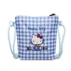 Bolso Nuevo para Teléfono Móvil de Primavera y Verano, Patrón de Gato de Dibujos Animados y Tablero de Ajedrez, Bolso de Almacenamiento de Nicho para el Viaje Diario, Bolso Cruzado Lindo y Elegante para Niños