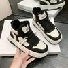 Zapatos de caña alta para mujer con forro polar cálido, zapatos de plataforma nuevos de invierno 2024, tenis casuales coreanos para mujer