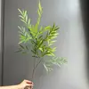 Hojas de helecho artificiales, hojas de rama grande, helecho alpino, hojas de robinia, hojas decorativas para paisajismo de jardines, accesorios de jardinería y paisajismo