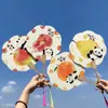 Panda de Frutas Papel de Abanico Caligráfico Creativo Atracción Turística Estilo Antiguo Fotografía Tendencia Nacional Abanico Souvenir Cultural y Creativo