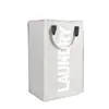 Cesta de Lavandería de Tela Oxford Almacenamiento de Ropa Cesto para Ropa Sucia Bolso de Almacenamiento Plegable Portátil Organizador Simple de Artículos Varios Almacenamiento