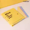 Pasta A4 de folhas soltas, organizador de provas, pasta de documentos para estudantes, páginas de inserção transparentes multicamadas, fichário para armazenamento de provas e documentos