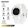 Reloj electrónico luminoso ultrafino de un solo movimiento Sanda, resistente al agua, de tendencia juvenil, reloj de moda para hombres y mujeres, una generación de cabello