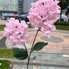 [Flores de simulação para casamento] fabricantes decoração de casamento rosa flores artificiais recomendadas Hortênsia de estrada rosa peônia atacado