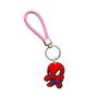 Amazon Serie Spiderman Llavero Creativo de Cuerda Trenzada temu Llavero de Cuerda de Cuero de Dibujos Animados Llaves de Coche de Moda