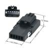 Fumilai Arnés de Cableado Automotriz Recubierto Conector Macho y Hembra Terminal de Cable Conector de Extremo de Cobre de Alta Precisión para Automóviles