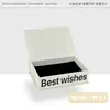 Caja de Regalo con Textura para Joyería, Estilo Tapa Abatible para Anillos, Pendientes, Pulseras de Cristal, Caja de Embalaje de Alta Gama, Preparación de Stock Transfronterizo