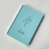Caderno A5-80 em espiral com esta capa simples de PP de diário estudantil para comércio exterior