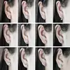 2026 Aretes de los Doce Signos del Zodíaco Estilo Nuevo Estilo Coreano Joyería de Moda para Mujer Incrustados con Circonita Fabricante de Aretes Venta al por Mayor Plata de Ley
