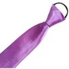 Corbata con Cremallera Brillante de 8 cm para Hombre y Mujer Vestido Casual Combinable Color Sólido Profesional Estudiante Corbata de Cuello