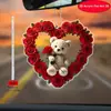 Adecuado para Colgantes de Mochilas, Llavero de Oso de Acrílico Regalo, Colgante de Coche Rosa Perfecto, Regalo Transfronterizo para el Día de San Valentín