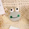 Muñeco de peluche de rana pequeña de ojos grandes decoración accesorios para ropa zapatos funda para teléfono móvil tarjeta para el pelo accesorios de moda en stock venta al por mayor
