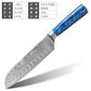 Patrón Damasco Mango de Resina Cuchillo de Chef Cuchillo de Fruta Cuchillo de Acero Inoxidable Juego de Cuchillos Cuchillo Japonés Cuchillo Sande Cuchillo de Cocina