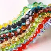 Nuevos accesorios de joyería DIY cuentas de vidrio cortadas oblatas de 12 mm color 20/bolsa accesorios para pendientes