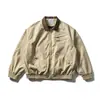 Jaqueta Yidao Vintage 2026 Primavera Nova Japonesa Retro com Múltiplos Bolsos com Zíper Cor Contrastante Gola Reversível Solta para Trabalho