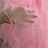 Encaje de organza de doble capa ensanchado de 15 cm con volantes de ondas encaje decoración de ribete para cortina de falda de princesa de boda
